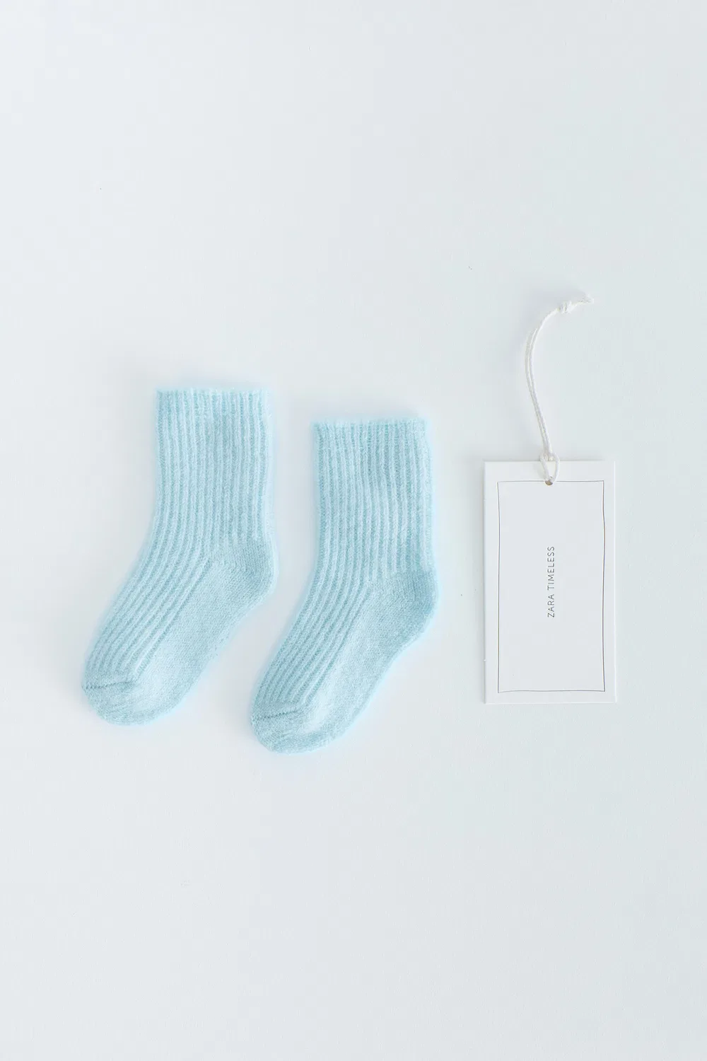 ZARA TIMELESS - Носки из 100% кашемира, Sky blue