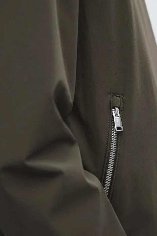 Мужская куртка с длинным рукавом Massimo Dutti, Khaki — фото 4