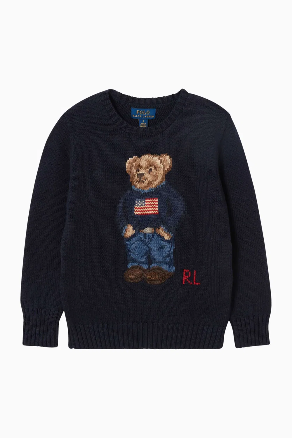Свитер с вышивкой медведя Polo Ralph Lauren