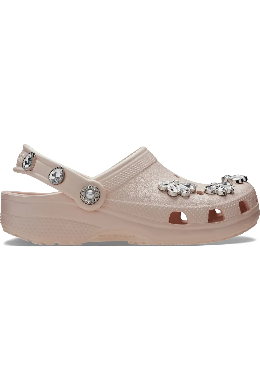 Детские сабо водонепроницаемые с кристаллами Pinnacle Embellished CROCS, Quartz — фото 2