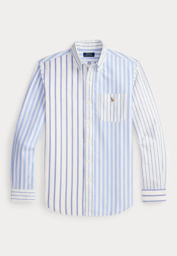 Рубашка из хлопка Classic fit oxford fun shirt Polo Ralph Lauren, синий — фото 4