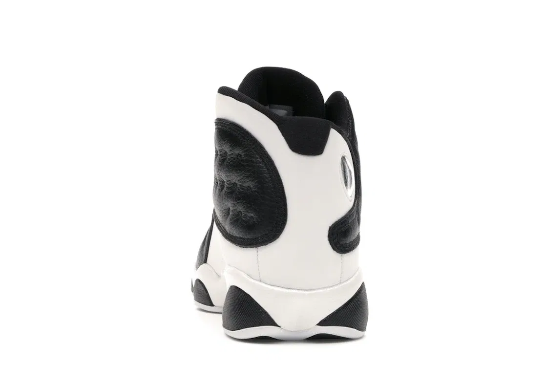 Детские кроссовки с высоким берцем Jordan 13 Retro Reverse He Got Game Jordan, Black/Gym Red-White — фото 4