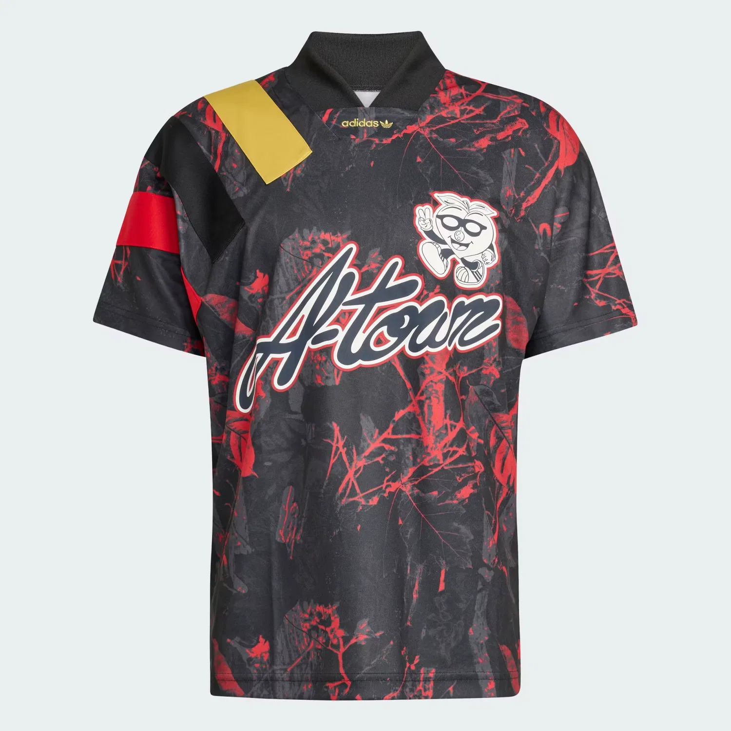 Мужская футболка с принтом FIFA World Cup 26 Host City Atlanta Adidas Originals, черный/алый — фото 4