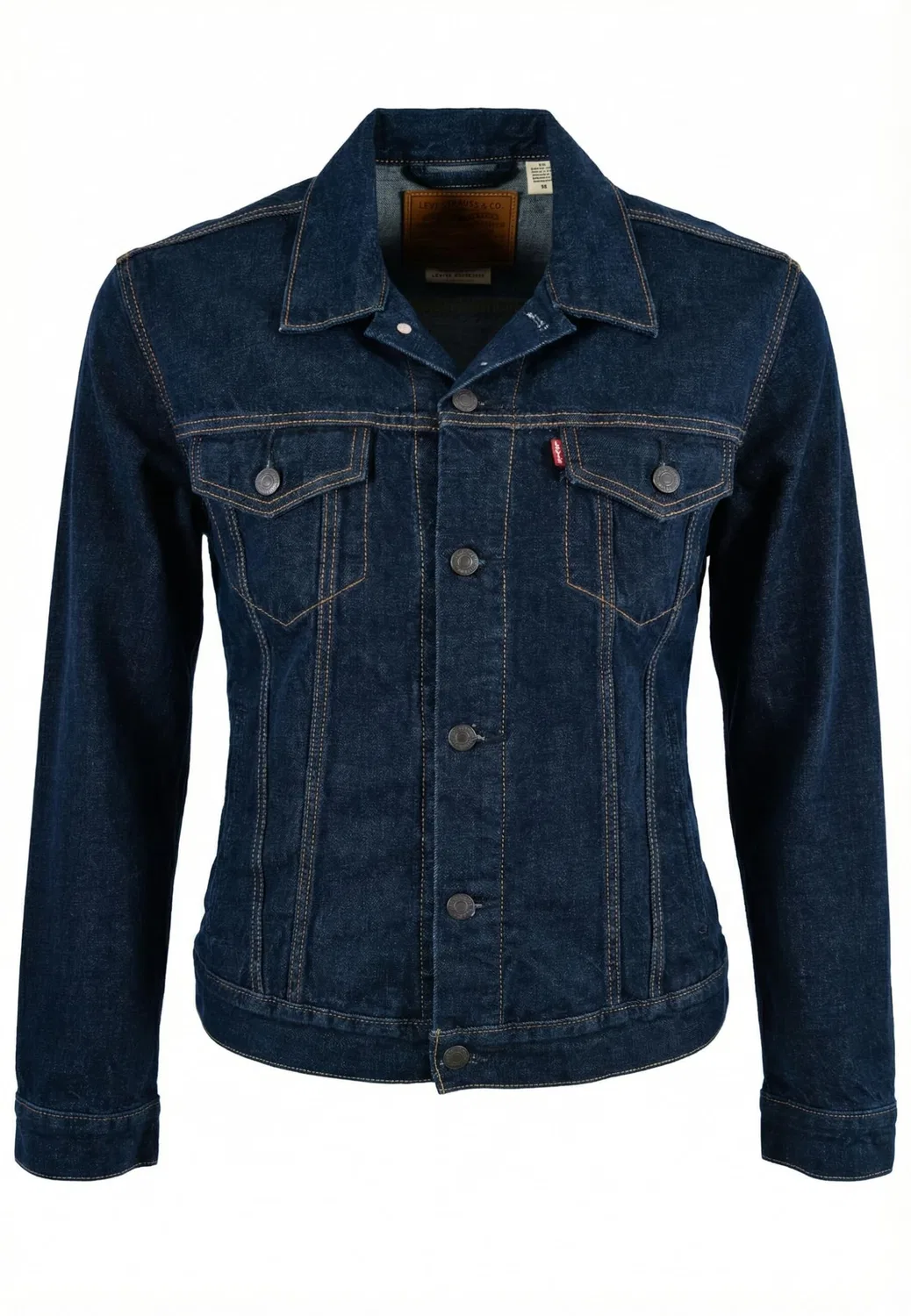 Мужская куртка-джинсовка The Trucker Levi's, Wash It Out Rinse T — фото 4