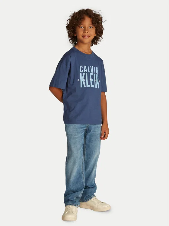 Футболка relaxed fit Bold Graphic Calvin Klein Jeans, синий