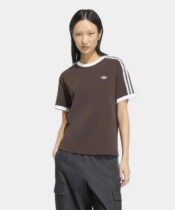 Футболка с 3 полосками Adidas, Aura Coffee