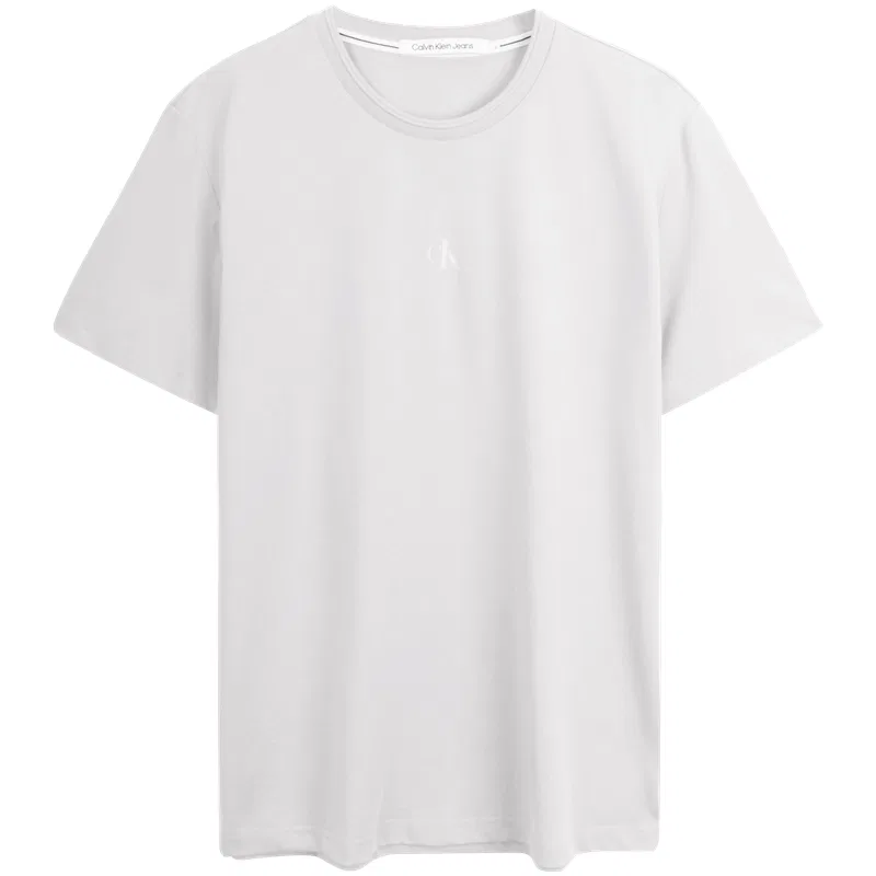 Футболка с круглым вырезом, умеренно прямой крой, Calvin Klein, Rosemary Green — фото 3
