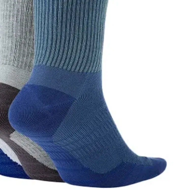 Детские носки до середины икры с логотипом, комплект из 3 пар, Nike, Multicolor — фото 4