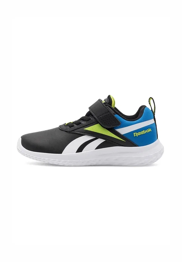 Кроссовки синтетика Avalyne Reebok, black/blue/green, черный/синий/зеленый