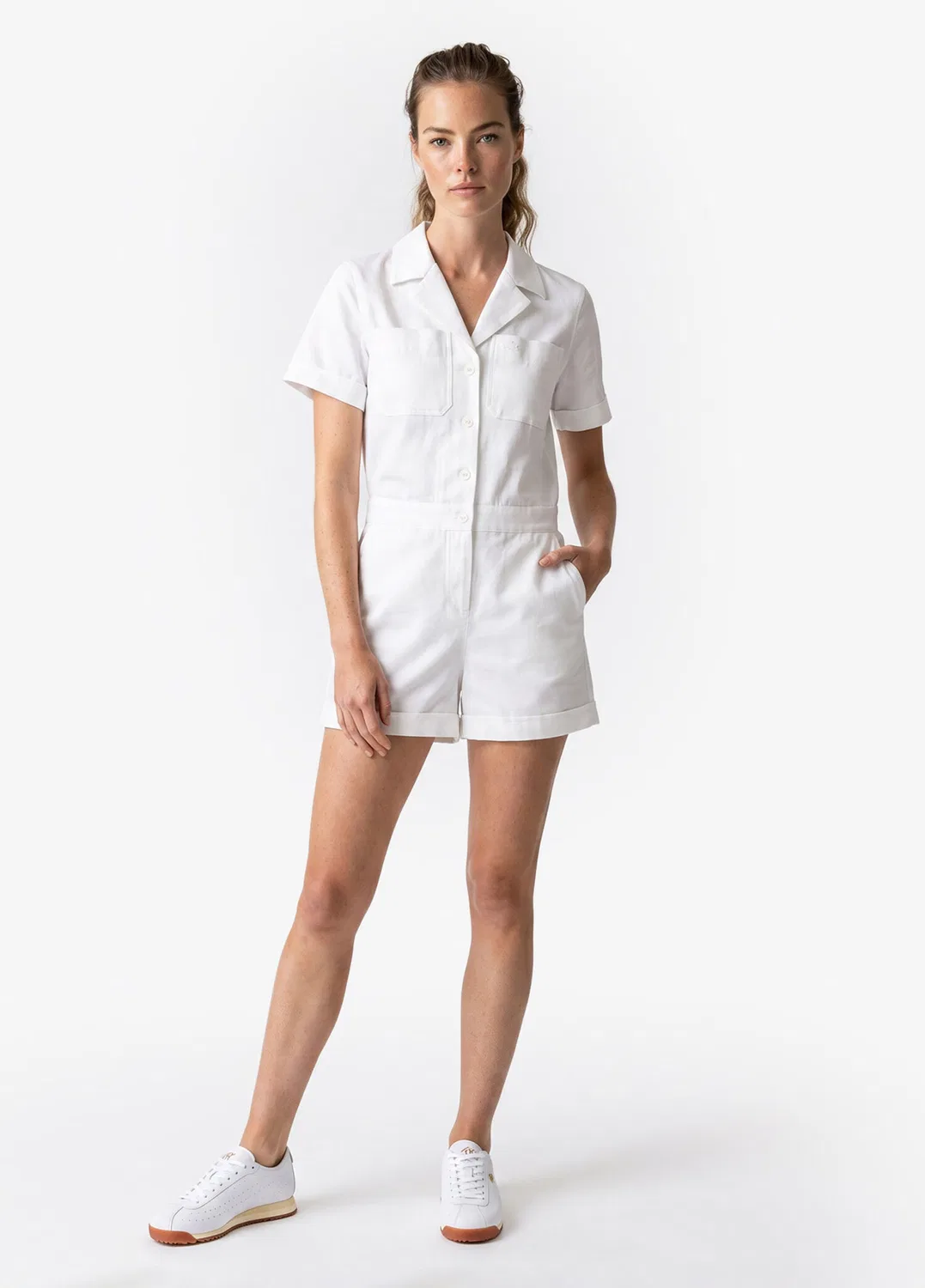 Комбинезон Lacoste Classic Fit, белый — фото 3