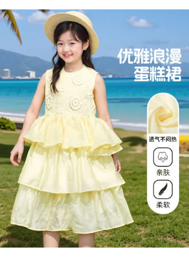 Платье с принтом Princess Bumblebee, желтое