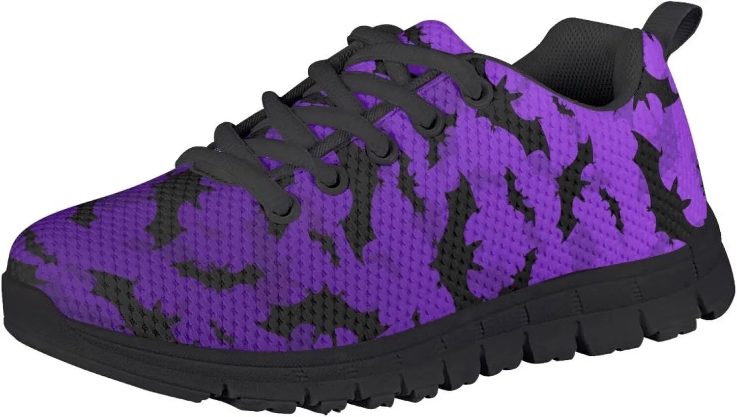 Детские кроссовки для девочек с антискользящей подошвой Biyejit, Purple Bats