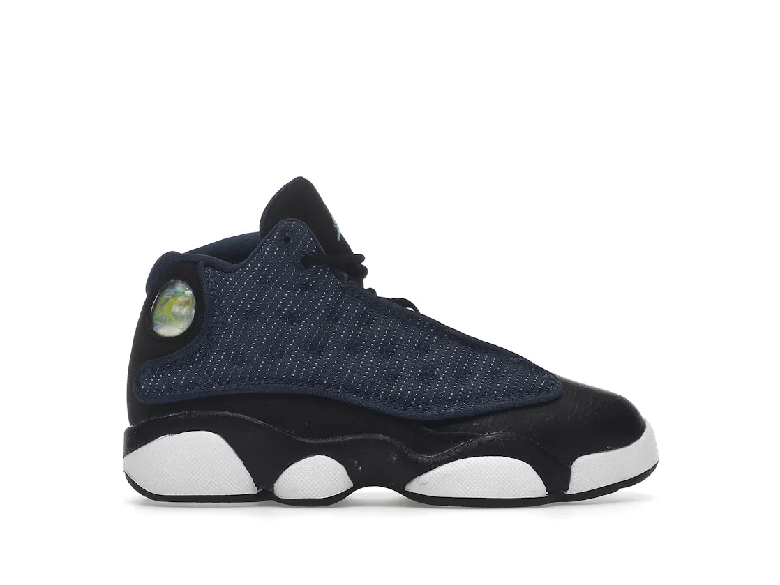 Детские кроссовки с принтом Jordan 13 Retro Jordan, Brave Blue/Black-White-University Blue