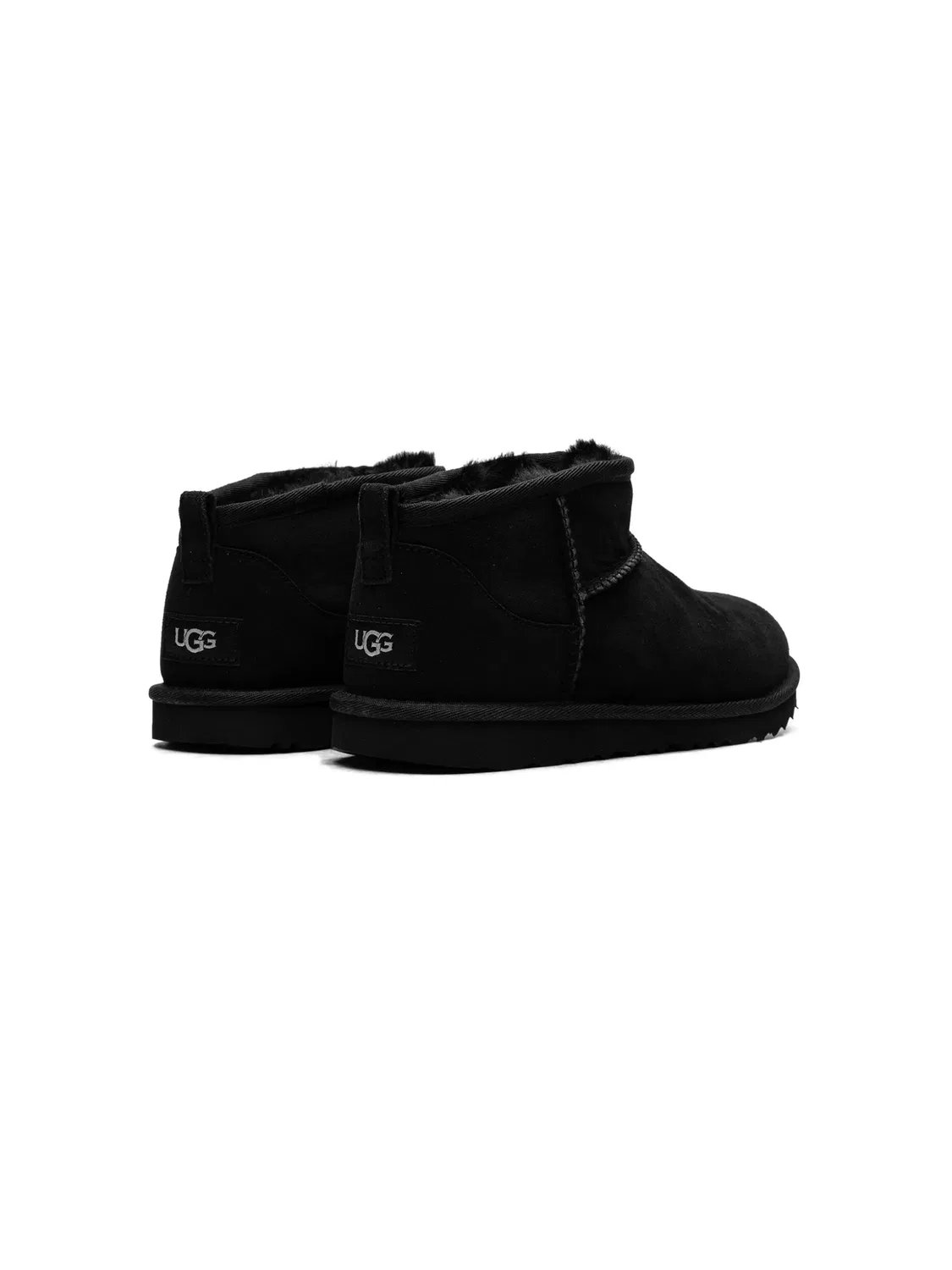 UGG Детские ботинки Classic Ultra Mini черные — фото 4
