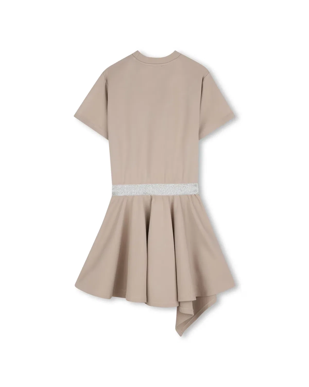 Детское платье для девочек с коротким рукавом DKNY, Beige — фото 3