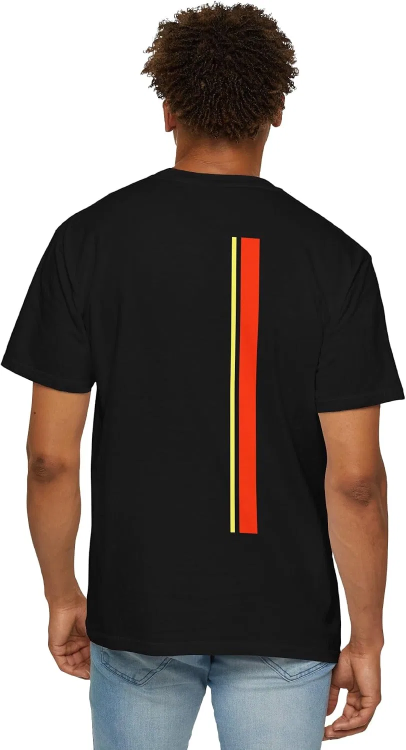 Мужская футболка ретро-стиль Comfort Colors 1717, Black — фото 3