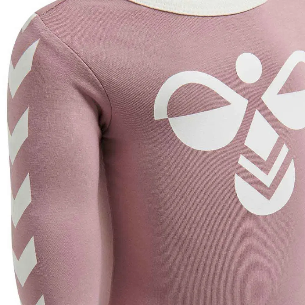 Боди с длинным рукавом Flipperstocking Hummel, розовый — фото 4