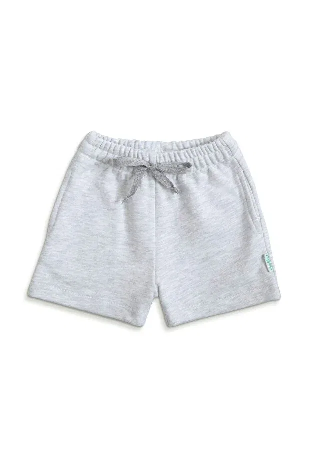 Детские шорты для девочек хлопковые Basics Zuppers, Gray Melange