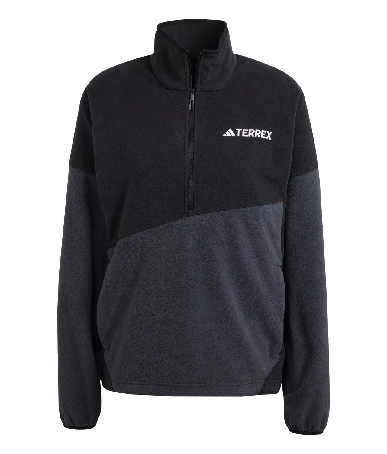 Женский флисовый свитер с полузастежкой Adidas TERREX Multi Climawarm, черный