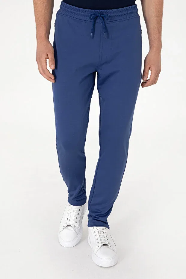 Мужские спортивные штаны скинни-фит U.S. Polo Assn., Light Navy Blue — фото 2