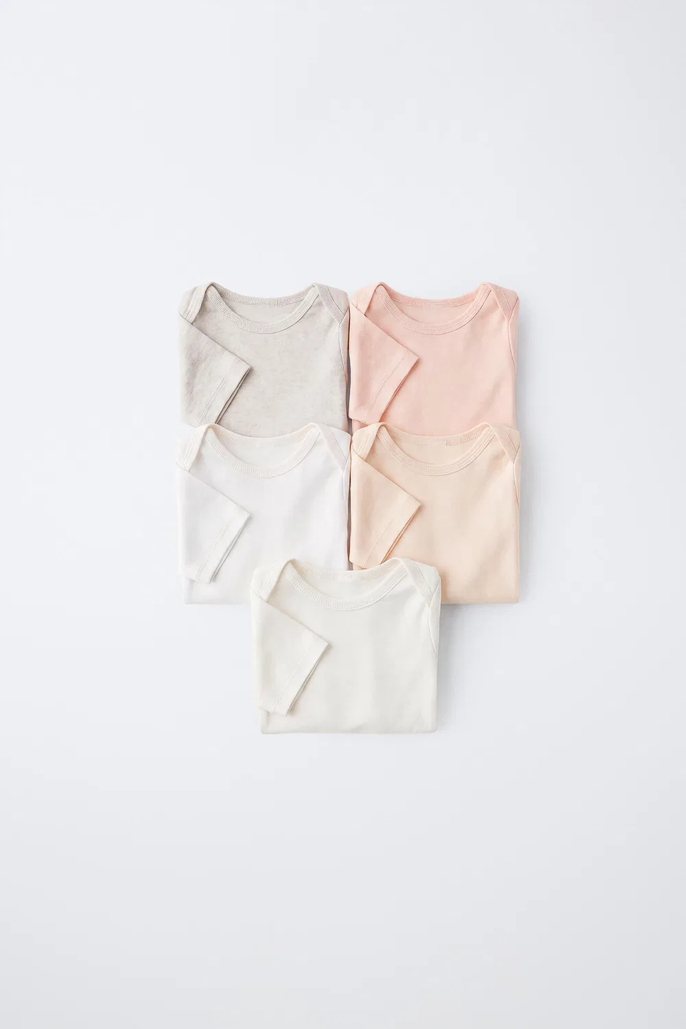 Набор из пяти боди с короткими рукавами от Label ZARA, Orange