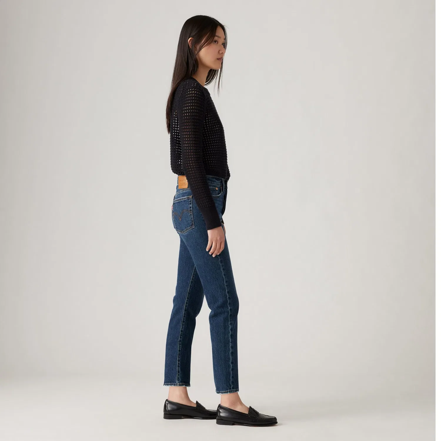 Женские джинсы прямого кроя Wedgie Levi's, Indifferent Indigo — фото 2
