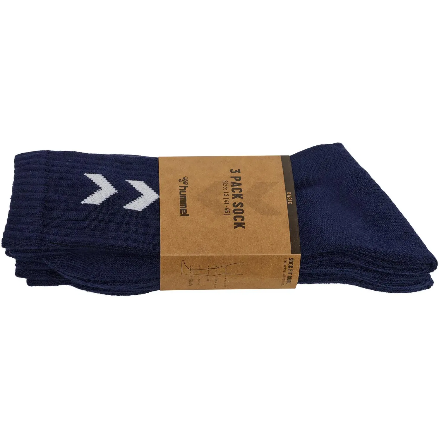 Детские носки с контрастным узором Hummel Basic, Blau — фото 4