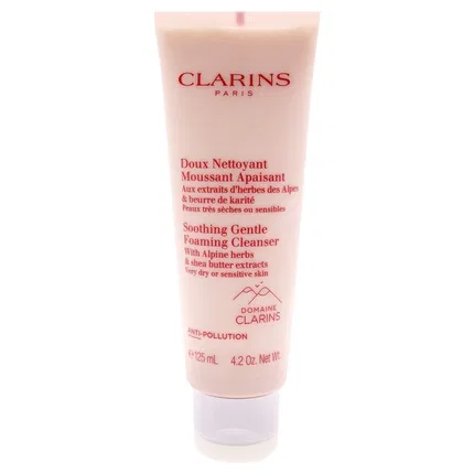 Очищающая пенка для умывания успокаивающая Clarins, 4.2 oz