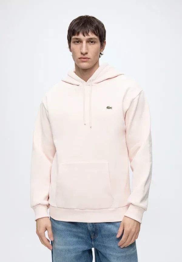 Худи Lacoste Унисекс, Однотонный, Черный