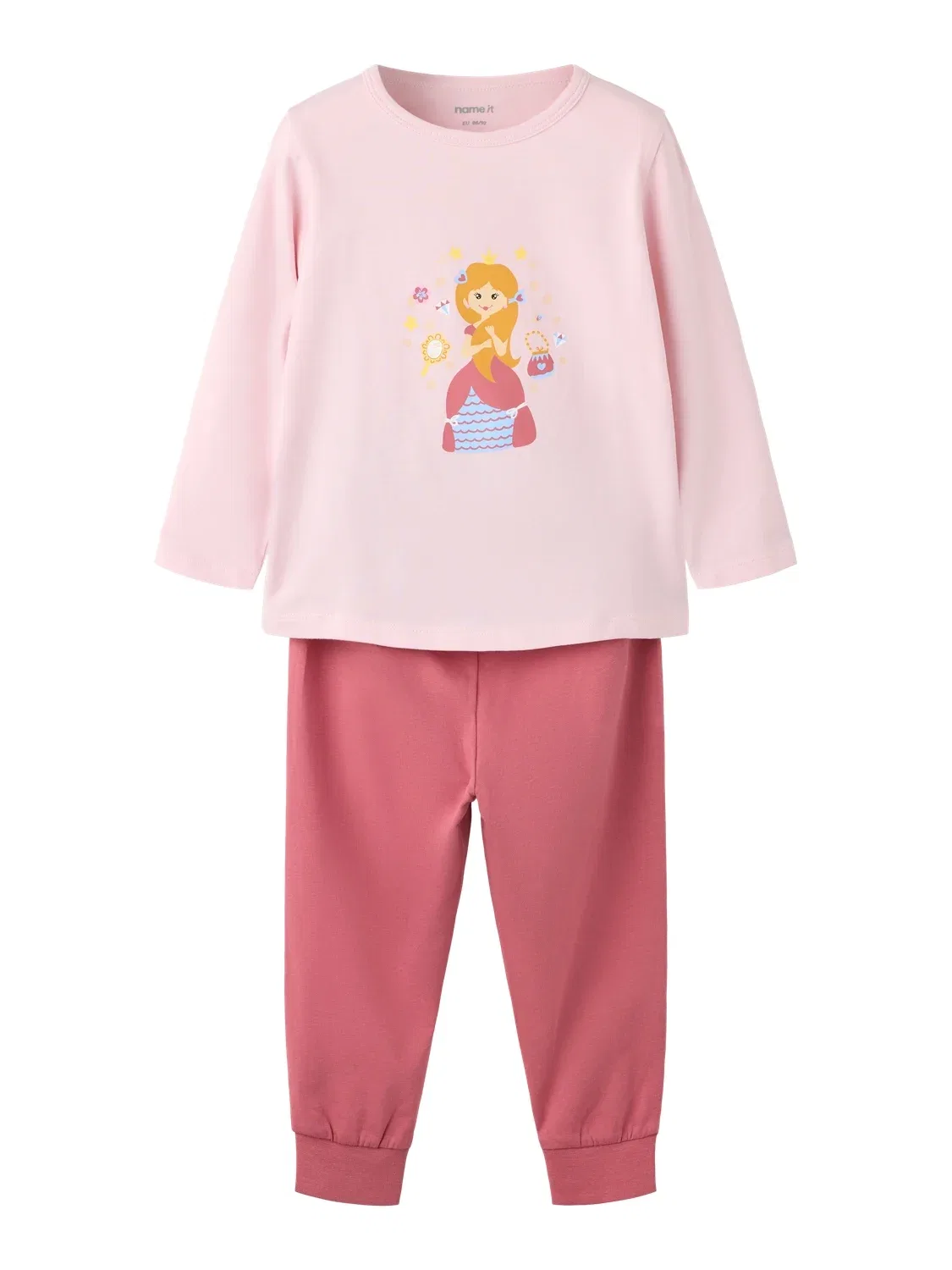 Пижамный комплект с принцессой Princess Set Nmfnightset Name It, розовый