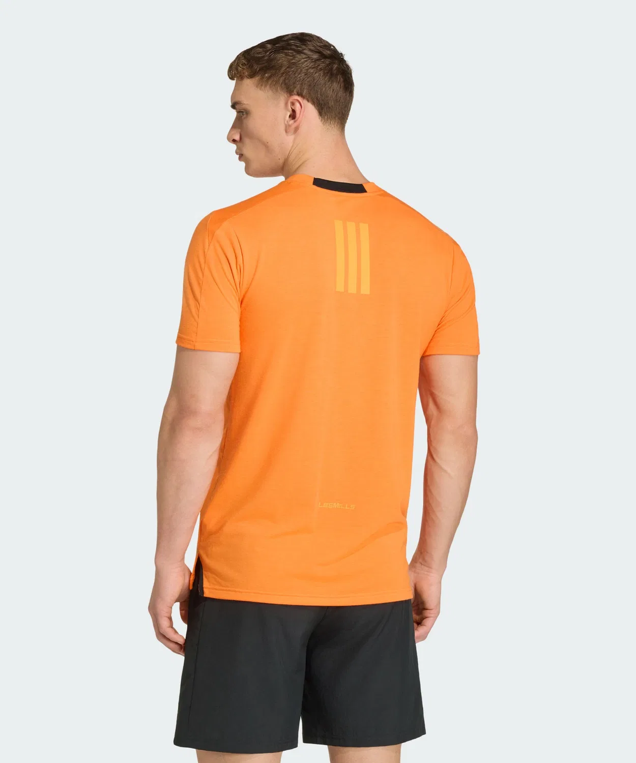 Мужская футболка с принтом Les Mills Adidas, Orange — фото 2
