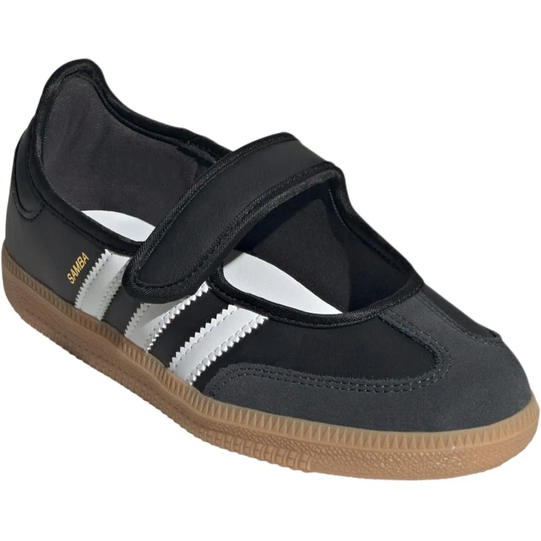 Детские кеды Adidas Originals Samba Jane, Цвет Core Black/Cloud White — фото 4