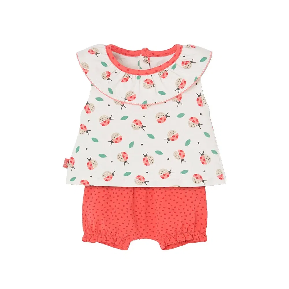 Комплект без рукавов Boboli 113072 Sleeveless set Boboli, красный