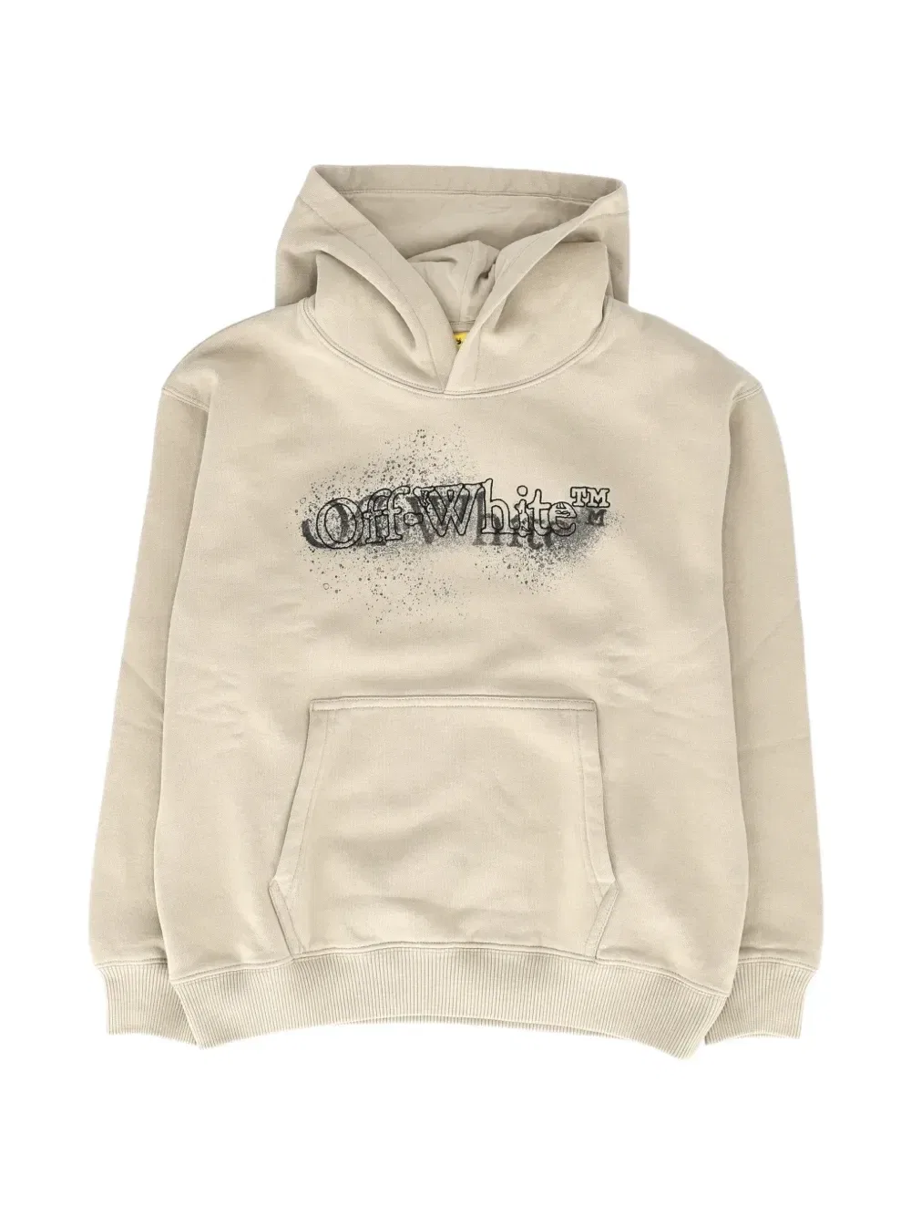 Толстовка с капюшоном со стрелками OFF-WHITE, бежевый