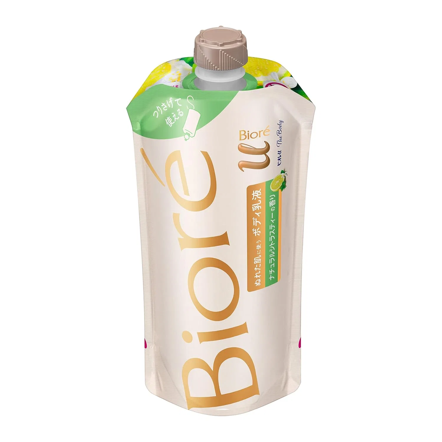 Лосьон для тела Biore U The Body Milky Lotion, влажная кожа, 300 мл, Natural Citrus Tea