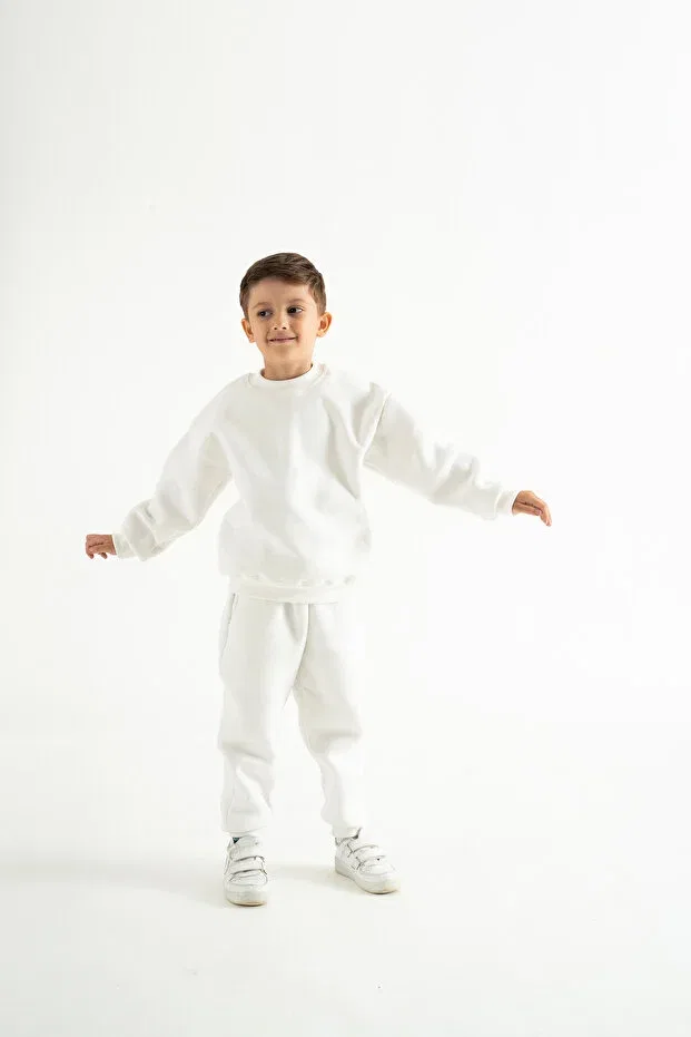 Детские свитшот для девочек оверсайз C.C.L. Coccolin Kids Baby Clup, White — фото 3