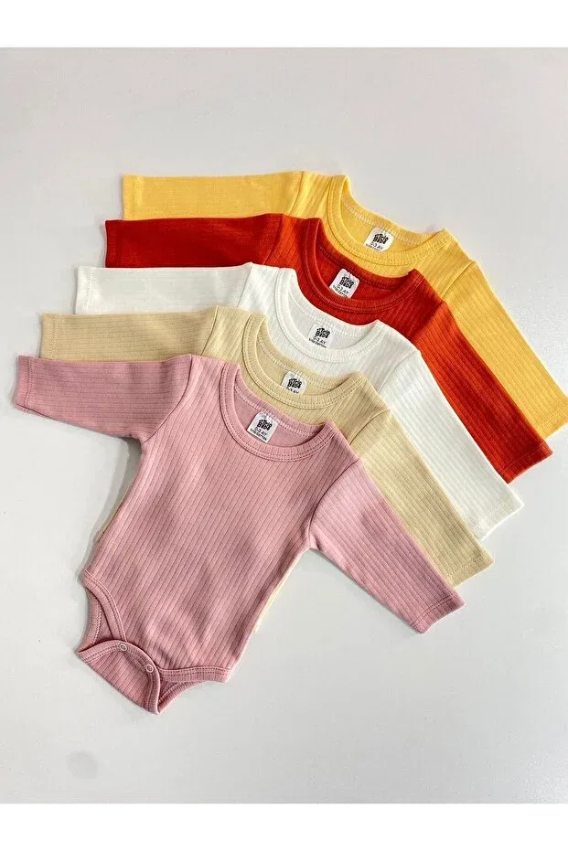 Детский комплект боди с длинным рукавом Trio Bebe, Asorti — фото 2