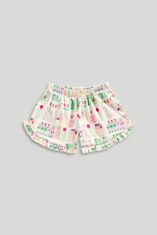 Детские шорты для девочек хлопковые Mothercare, Lilac — фото 2