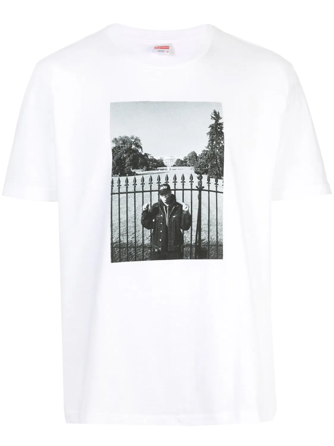 Футболка UDC Public Enemy White House Supreme, белый