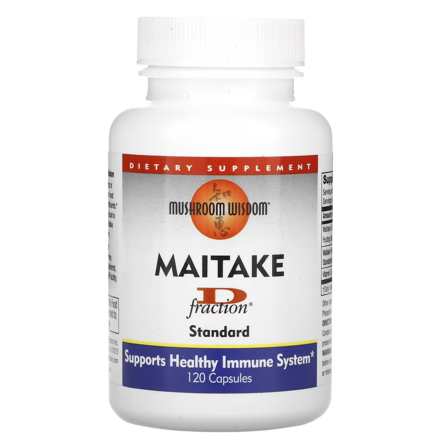 

Mushroom Wisdom Maitake D Fraction стандарт, 120 капсул