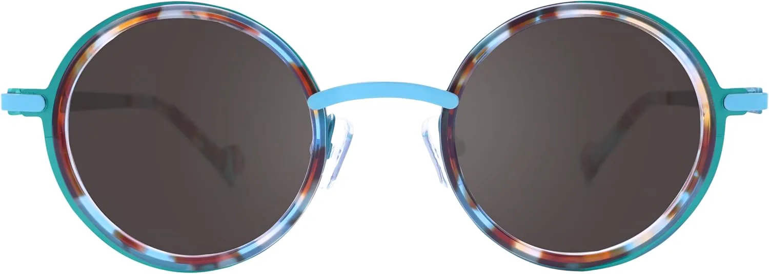 

Модные солнцезащитные очки для женщин и мужчин в стиле ретро и модерн, двухцветные, круглой формы, роскошные, с защитой от УФ-излучения UV400 TVTBBVV, C3