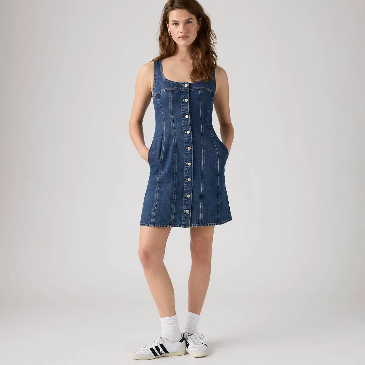 Платье-Майка Одра Levi's, Sledge Sister - Medium Wash
