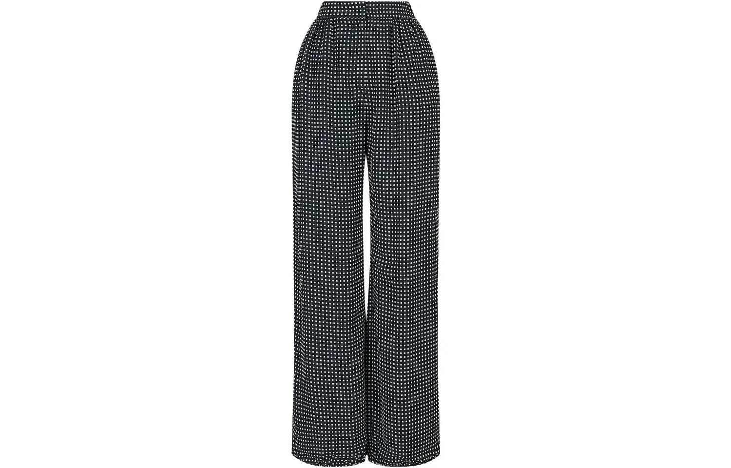 Штаны повседневные широкие, EMPORIO ARMANI, Black White