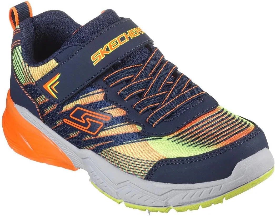 Детские кроссовки для мальчиков Thermoflux 2.0 Brodox Skechers, Navy/Orange — фото 2