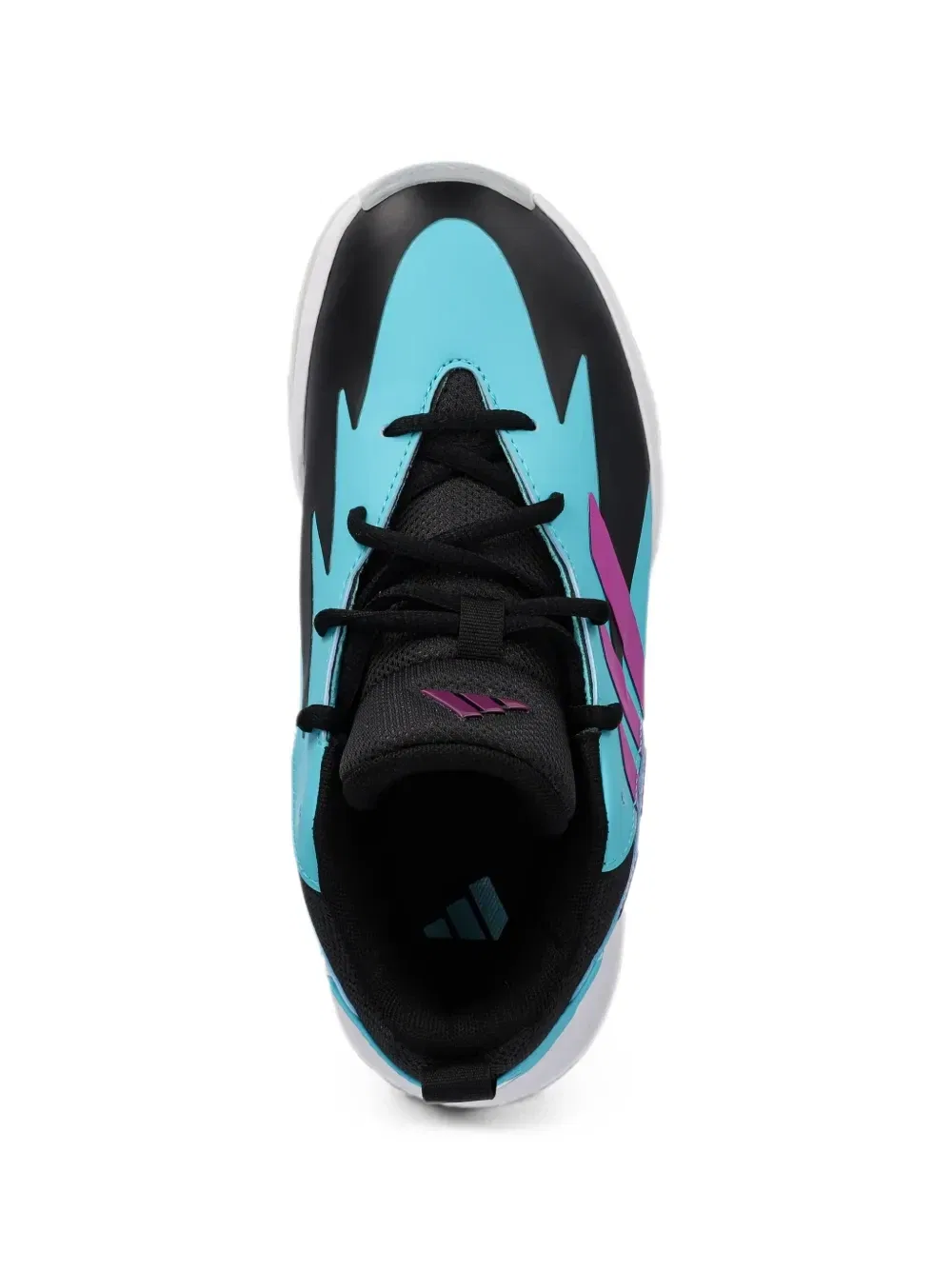 Баскетбольные кроссовки на шнуровке Cross 'Em Up Select Adidas Kids, синий — фото 4