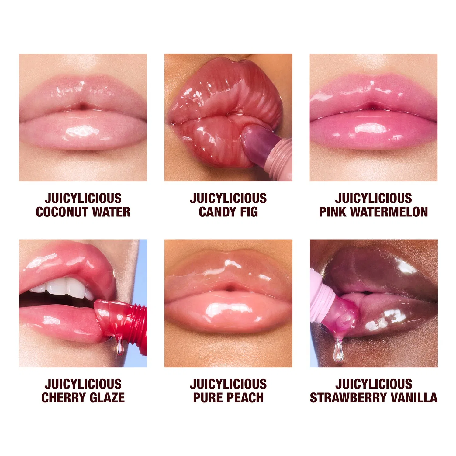 Масло для губ с эффектом сияния Juicylicious Pure Peach, CHARLOTTE TILBURY, 14 мл, Цвет Juicylicious Pure Peach — фото 4