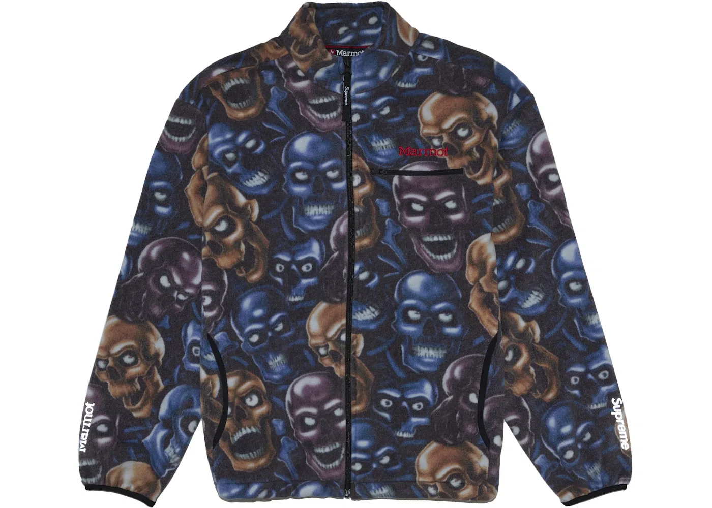Мужская флисовая куртка с принтом Jacket Supreme, Multicolor — фото 2