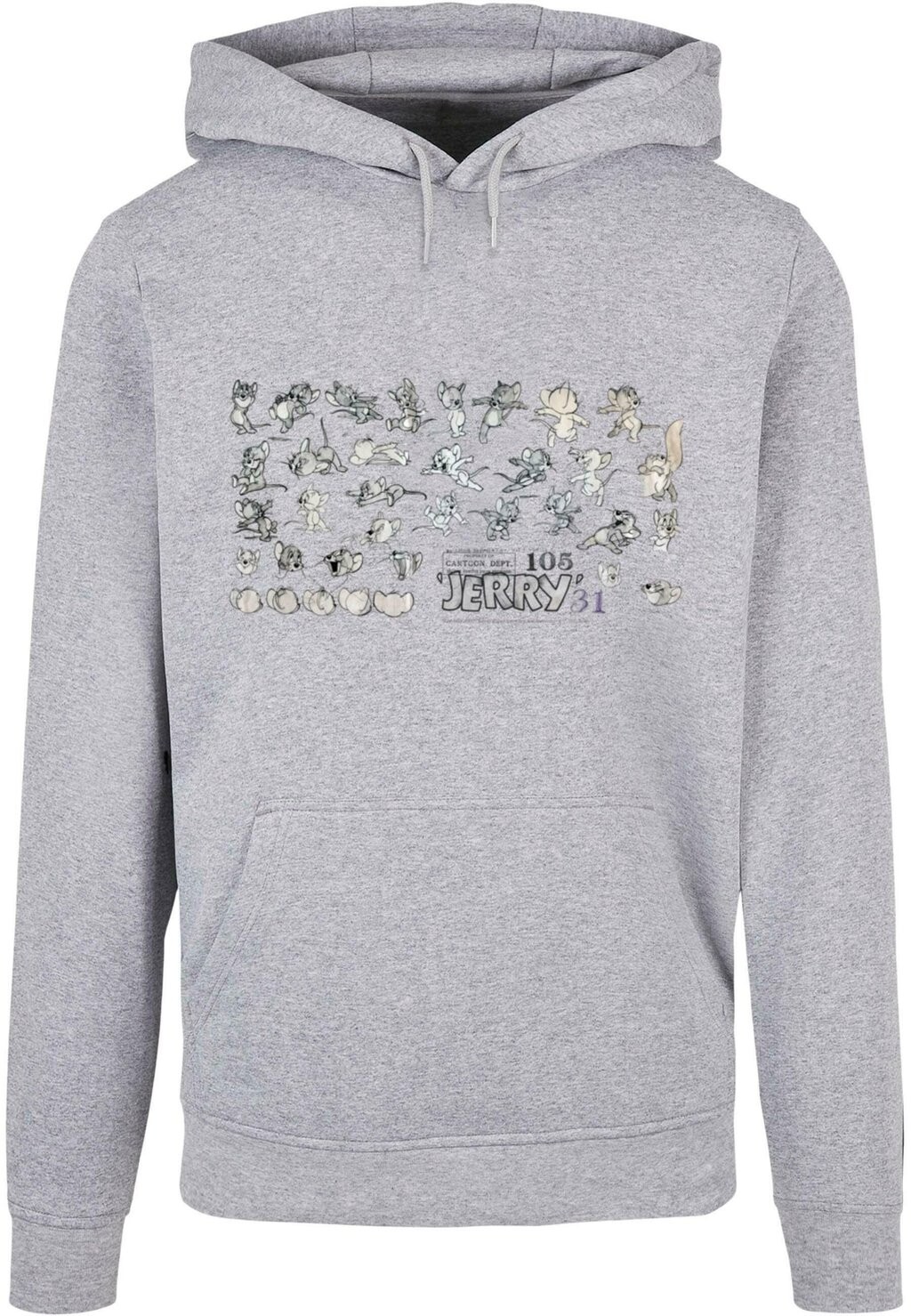 

Толстовка с капюшоном TOM AND JERRY-JERRY CARTOON DEPT BASIC HOODY ABSOLUTE CULT, светло-серый