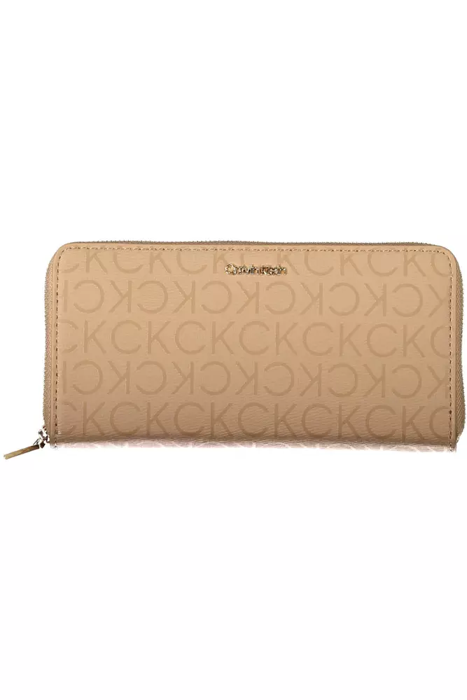 

Мужской кошелек из бежевого полиэстера Calvin Klein