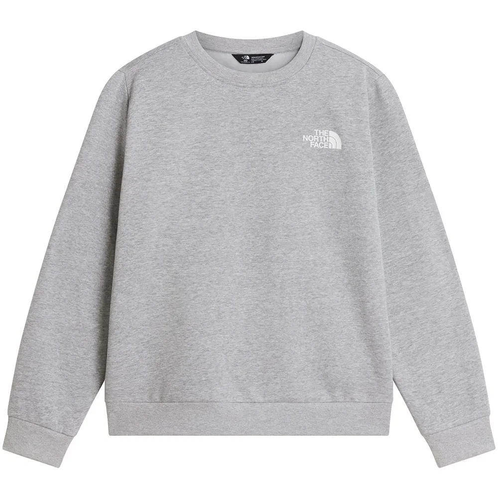 Детский свитшот для девочек с принтом Evolution Box NSE The north face, Grey — фото 3